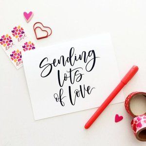 Sending lots of love! 💌